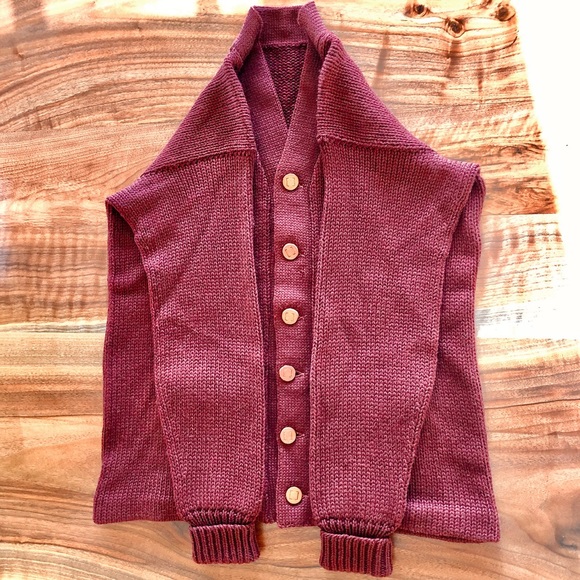 ❌SOLD❌ Shaker Knit Sweater Varsity Letterman Cardigan! - Picture 8 of 16